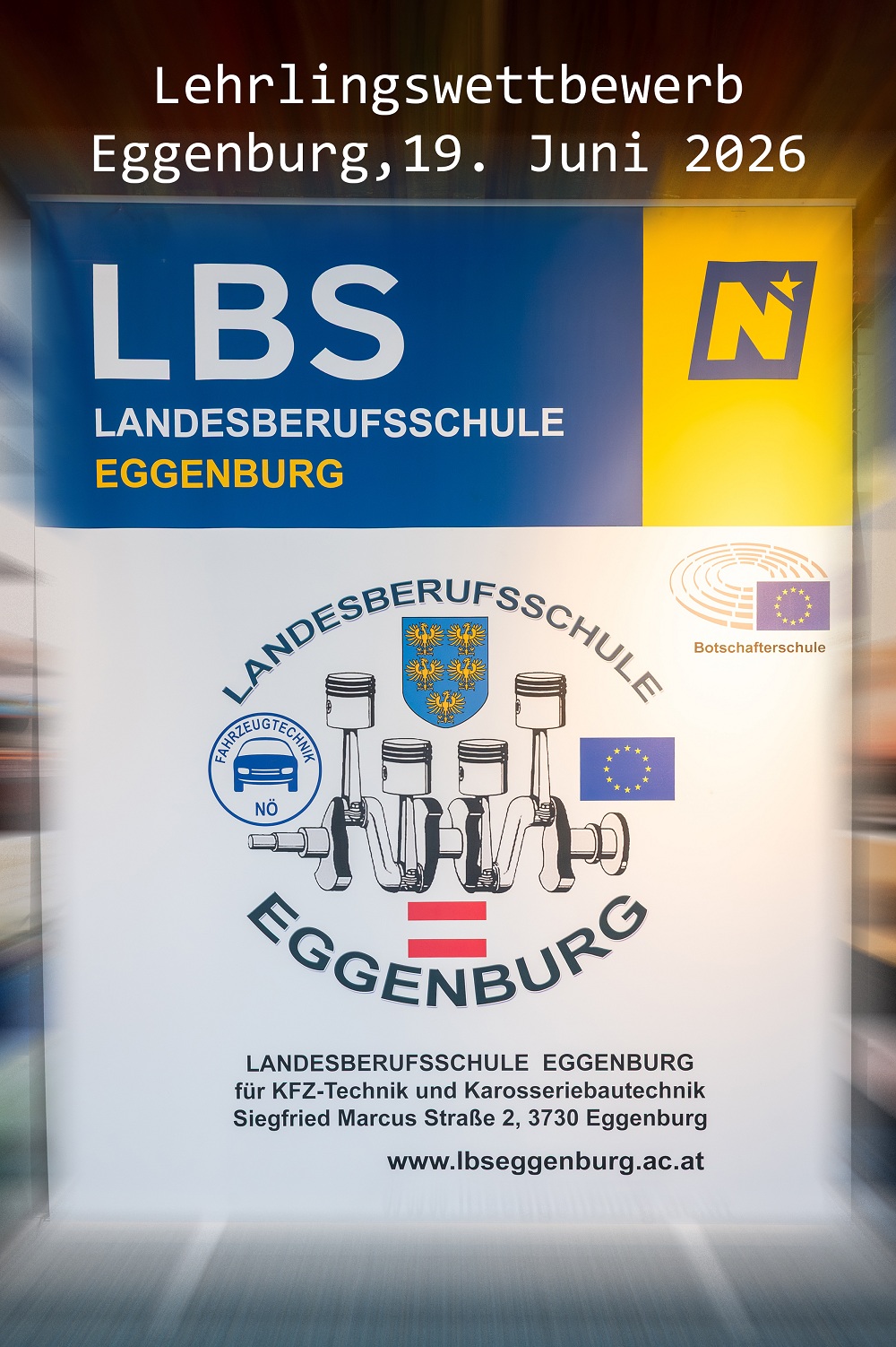 Plakat Lehrlingswettbewerb, 19. Juni 2026 in Eggenburg