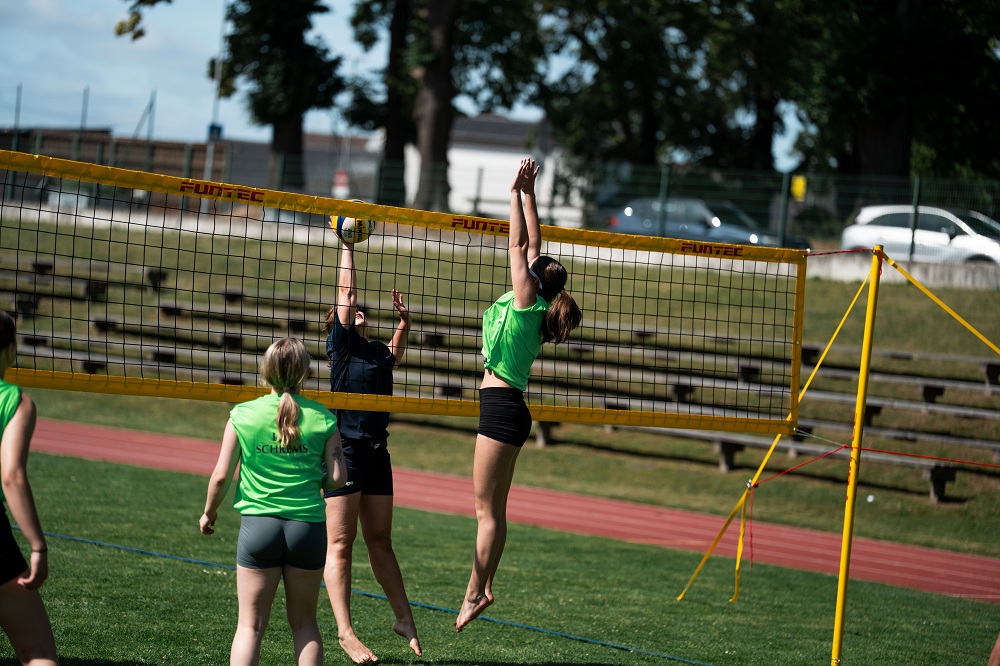 Im Einsatz: Team Volleyball